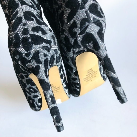 Express Metallic Leopard Booties - Picture 13 of 16